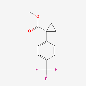 1-(4-Trifluoromethyl-phenyl)-cyclopropanecarboxylic acid methyl ester
