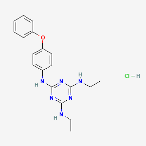 N2,N4-diethyl-N6-(4-phenoxyphenyl)-1,3,5-triazine-2,4,6-triamine hydrochloride