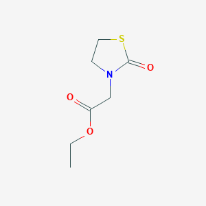 molecular formula C7H11NO3S B2732495 Ethyl 2-(2-oxo-1,3-thiazolidin-3-yl)acetate CAS No. 155914-65-1