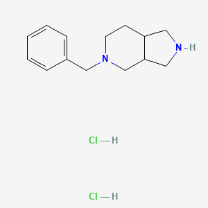 molecular formula C14H22Cl2N2 B2732529 5-BEnzyl-octahydropyrrolo[3,4-c]pyridine dihydrochloride CAS No. 2288710-07-4