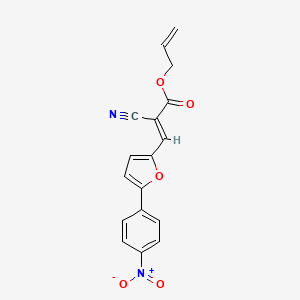 (E)-allyl 2-cyano-3-(5-(4-nitrophenyl)furan-2-yl)acrylate