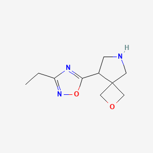 5-(3-Ethyl-1,2,4-oxadiazol-5-yl)-2-oxa-7-azaspiro[3.4]octane
