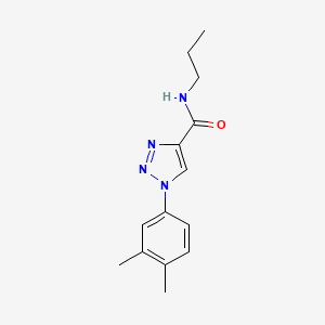 1-(3,4-dimethylphenyl)-N-propyl-1H-1,2,3-triazole-4-carboxamide
