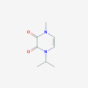 molecular formula C8H12N2O2 B2732538 1-Methyl-4-propan-2-ylpyrazine-2,3-dione CAS No. 2320506-33-8