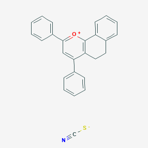 2,4-Diphenyl-5,6-dihydrobenzo[h]chromenium thiocyanate