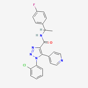 N-(4-fluorobenzyl)-4-(1-propyl-1H-pyrazol-5-yl)thiophene-2-sulfonamide