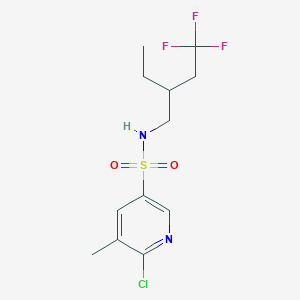 6-Chloro-N-(2-ethyl-4,4,4-trifluorobutyl)-5-methylpyridine-3-sulfonamide