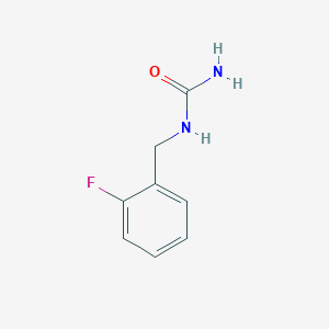 molecular formula C8H9FN2O B2732556 [(2-Fluorophenyl)methyl]urea CAS No. 296277-54-8