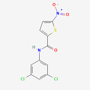 molecular formula C11H6Cl2N2O3S B2732567 N-(3,5-dichlorophenyl)-5-nitrothiophene-2-carboxamide CAS No. 324758-86-3