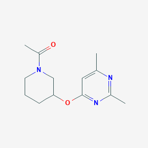 1-(3-((2,6-Dimethylpyrimidin-4-yl)oxy)piperidin-1-yl)ethanone