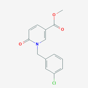 Methyl 1-(3-chlorobenzyl)-6-oxo-1,6-dihydro-3-pyridinecarboxylate