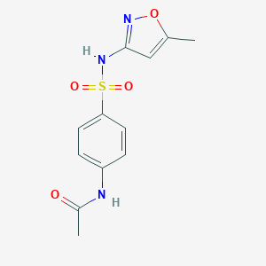 molecular formula C12H13N3O4S B027328 N4-Acetylsulfamethoxazole CAS No. 21312-10-7