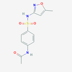 molecular formula C12H13N3O4S B027328 乙酰磺胺甲恶唑 CAS No. 21312-10-7