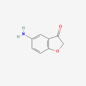B2732880 5-Amino-1-benzofuran-3(2H)-one CAS No. 1174298-02-2
