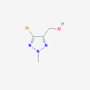 molecular formula C4H6BrN3O B2732977 (5-Bromo-2-methyl-2H-1,2,3-triazol-4-YL)methanol CAS No. 2097349-37-4