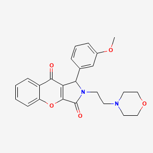 1-(3-Methoxyphenyl)-2-(2-morpholinoethyl)-1,2-dihydrochromeno[2,3-c]pyrrole-3,9-dione