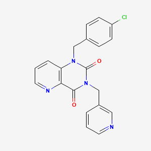 1-(4-chlorobenzyl)-3-(pyridin-3-ylmethyl)pyrido[3,2-d]pyrimidine-2,4(1H,3H)-dione