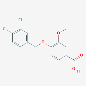 4-[(3,4-Dichlorobenzyl)oxy]-3-ethoxybenzoic acid