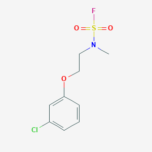 N-[2-(3-Chlorophenoxy)ethyl]-N-methylsulfamoyl fluoride