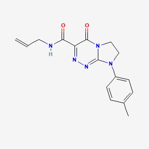 molecular formula C16H17N5O2 B2733017 N-allyl-4-oxo-8-(p-tolyl)-4,6,7,8-tetrahydroimidazo[2,1-c][1,2,4]triazine-3-carboxamide CAS No. 946279-28-3