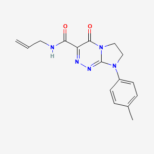 N-allyl-4-oxo-8-(p-tolyl)-4,6,7,8-tetrahydroimidazo[2,1-c][1,2,4]triazine-3-carboxamide