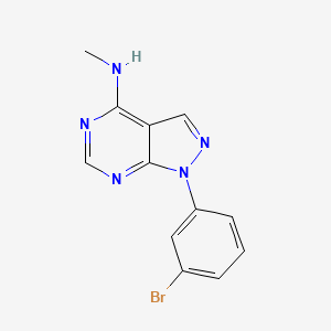 1-(3-bromophenyl)-N-methylpyrazolo[3,4-d]pyrimidin-4-amine
