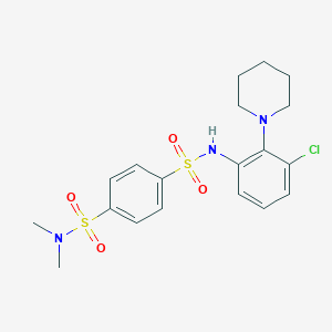 molecular formula C19H24ClN3O4S2 B2733093 ML-SA5 CAS No. 2418670-70-7