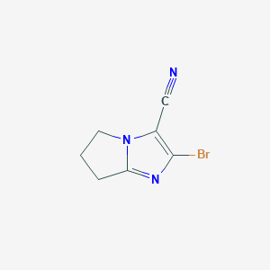 2-bromo-5H,6H,7H-pyrrolo[1,2-a]imidazole-3-carbonitrile