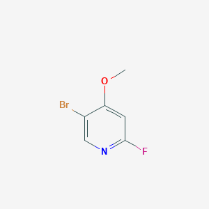 molecular formula C6H5BrFNO B2733166 5-Bromo-2-fluoro-4-methoxypyridine CAS No. 1211588-65-6