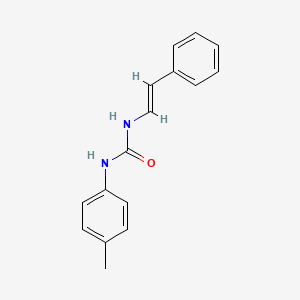 molecular formula C16H16N2O B2733199 N-(4-methylphenyl)-N'-styrylurea CAS No. 1164525-34-1