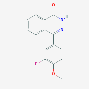 molecular formula C15H11FN2O2 B2733205 4-(3-fluoro-4-methoxyphenyl)-2H-phthalazin-1-one CAS No. 137382-41-3