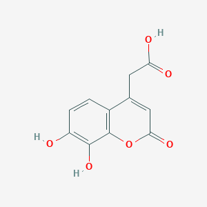 molecular formula C11H8O6 B2733206 (7,8-Dihydroxy-2-Oxo-2h-Chromen-4-Yl)acetic Acid CAS No. 19040-72-3