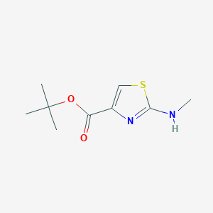 molecular formula C9H14N2O2S B2733290 tert-Butyl 2-(methylamino)thiazole-4-carboxylate CAS No. 1867028-77-0