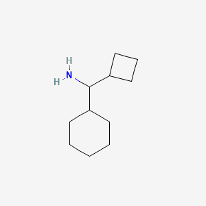 molecular formula C11H21N B2733302 Cyclobutyl(cyclohexyl)methanamine CAS No. 1337610-10-2