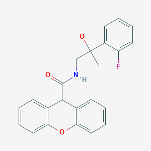 molecular formula C24H22FNO3 B2733311 N-[2-(2-Fluorophenyl)-2-methoxypropyl]-9H-xanthene-9-carboxamide CAS No. 1797694-45-1