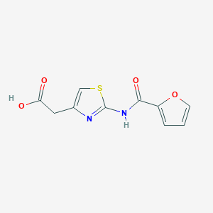 [2-(2-Furoylamino)-1,3-thiazol-4-yl]acetic acid