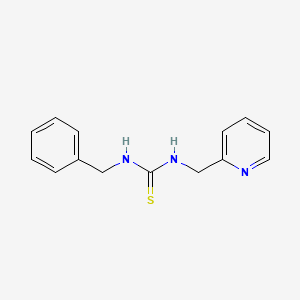 molecular formula C14H15N3S B2733588 1-Benzyl-3-(pyridin-2-ylmethyl)thiourea CAS No. 51623-96-2