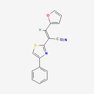 3-Furan-2-yl-2-(4-phenyl-thiazol-2-yl)-acrylonitrile