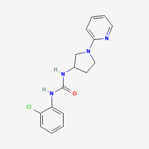 1-(2-Chlorophenyl)-3-(1-(pyridin-2-yl)pyrrolidin-3-yl)urea