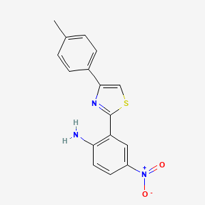 4-Nitro-2-(4-p-tolyl-thiazol-2-yl)-phenylamine