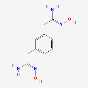 molecular formula C10H14N4O2 B2733708 1,3-Phenylenediacetamidoxime CAS No. 885966-18-7