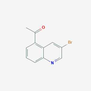 molecular formula C11H8BrNO B2733717 1-(3-Bromoquinolin-5-yl)ethanone CAS No. 2007916-77-8