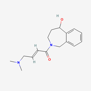 (E)-4-(Dimethylamino)-1-(5-hydroxy-1,3,4,5-tetrahydro-2-benzazepin-2-yl)but-2-en-1-one