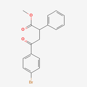 Methyl 4-(4-bromophenyl)-4-oxo-2-phenylbutanoate