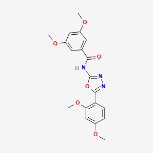 N-(5-(2,4-dimethoxyphenyl)-1,3,4-oxadiazol-2-yl)-3,5-dimethoxybenzamide