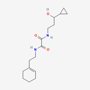 N1-(2-(cyclohex-1-en-1-yl)ethyl)-N2-(3-cyclopropyl-3-hydroxypropyl)oxalamide