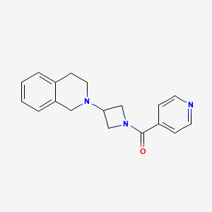 (3-(3,4-dihydroisoquinolin-2(1H)-yl)azetidin-1-yl)(pyridin-4-yl)methanone