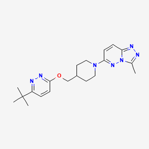 6-[4-[(6-Tert-butylpyridazin-3-yl)oxymethyl]piperidin-1-yl]-3-methyl-[1,2,4]triazolo[4,3-b]pyridazine