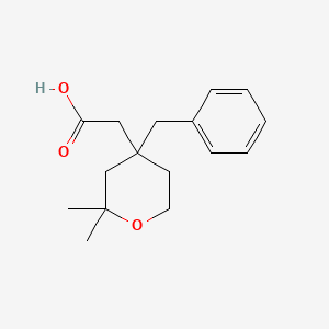(4-Benzyl-2,2-dimethyl-tetrahydro-pyran-4-yl)-acetic acid