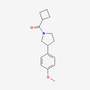 Cyclobutyl(3-(4-methoxyphenyl)pyrrolidin-1-yl)methanone